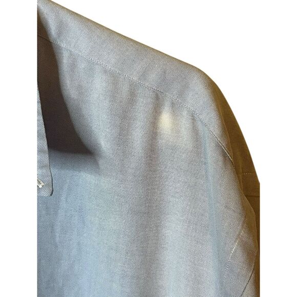 Ralph Lauren Mens XL Oxford Yarmouth Blue Long Sleeve Button Up Shirt - Picture 4 of 5